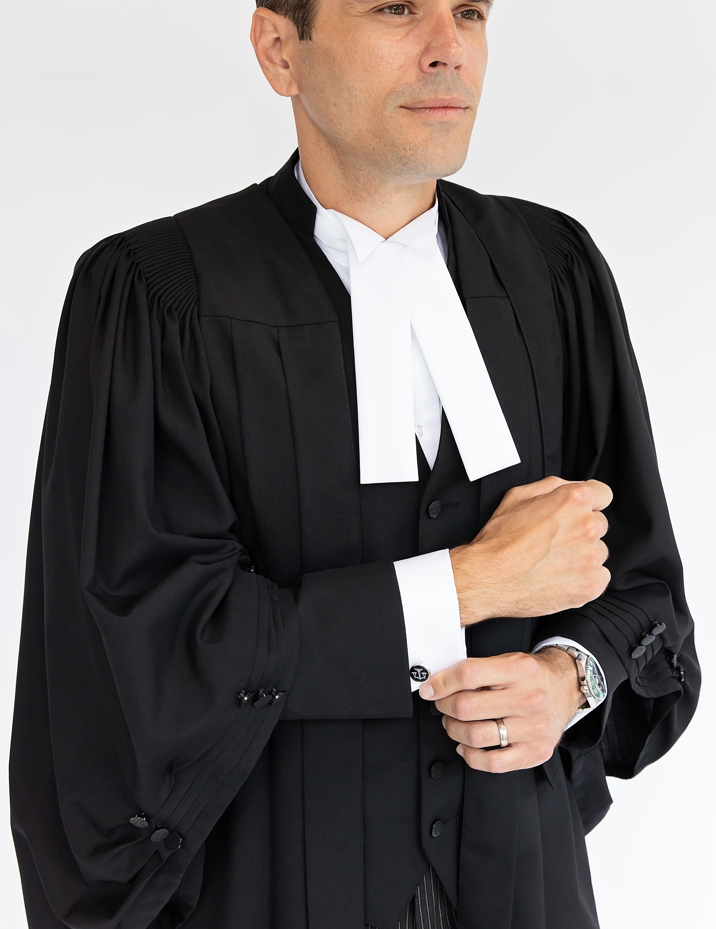 BARRISTER ROBES MEN | LEGAL ATTIRE CANADA