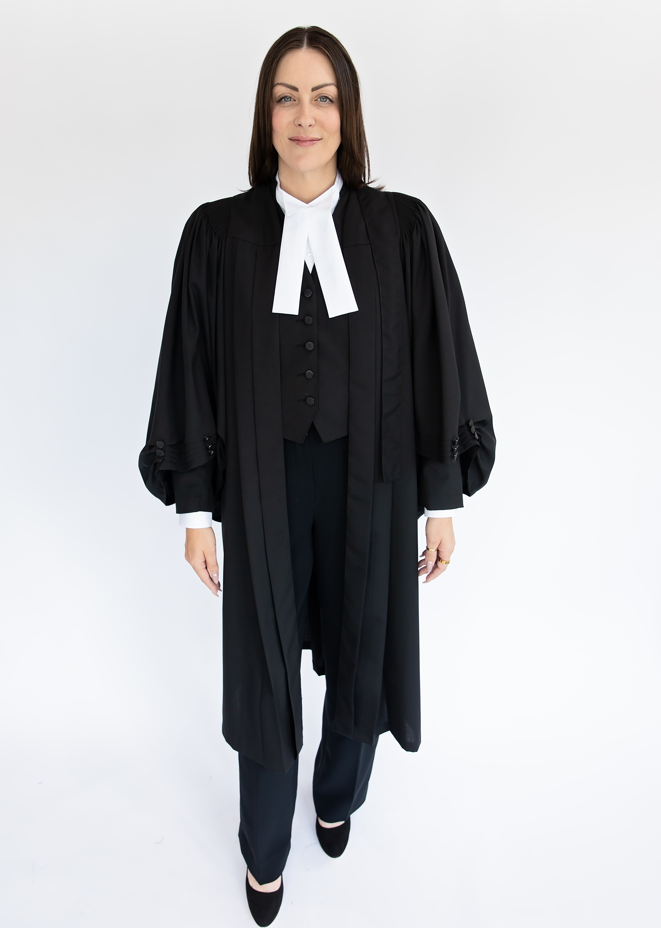 BARRISTER ROBES WOMEN | LEGAL ATTIRE CANADA