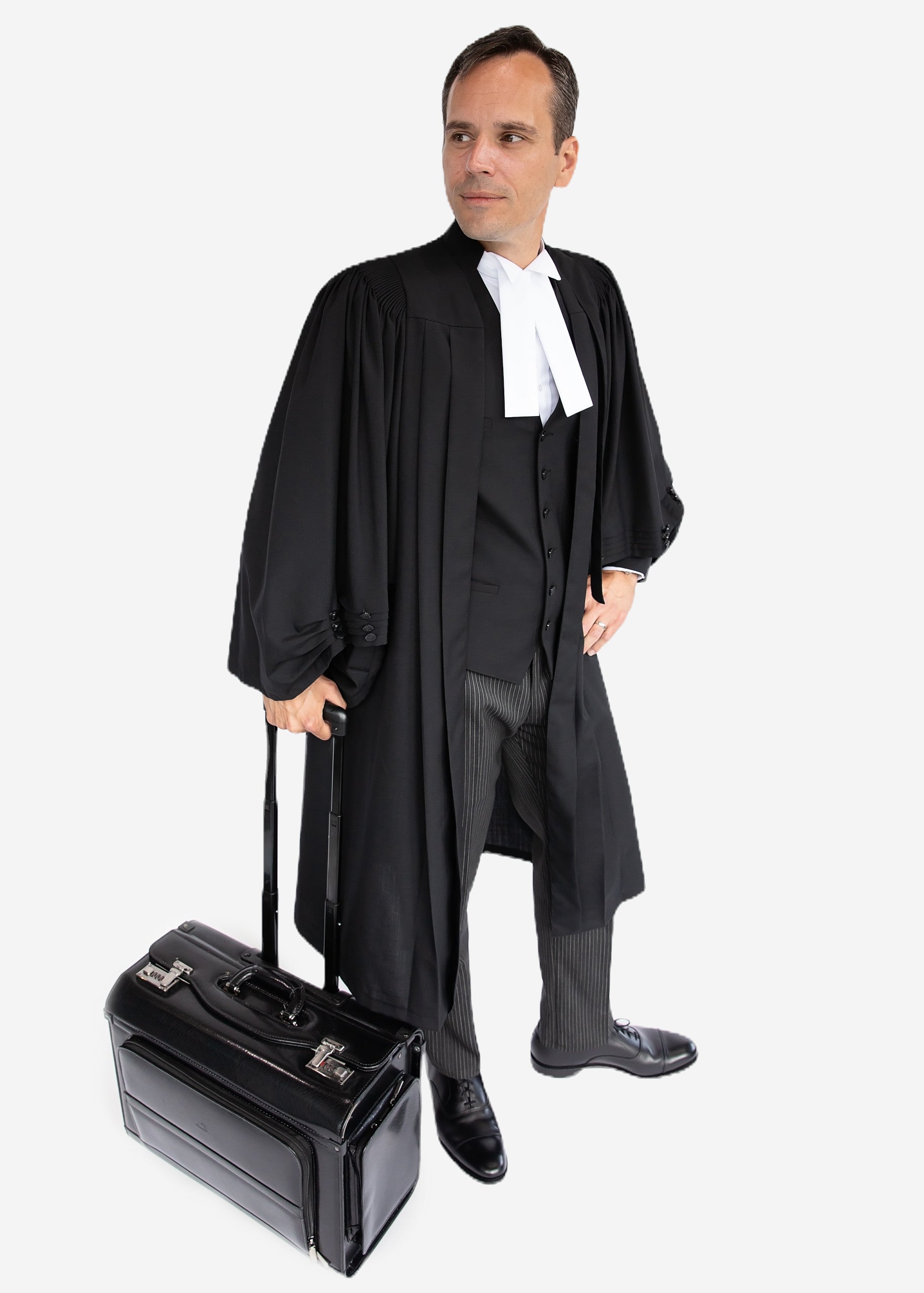 Barristers Robe Package – Wool + Velour Bag & Trial Case | Men's