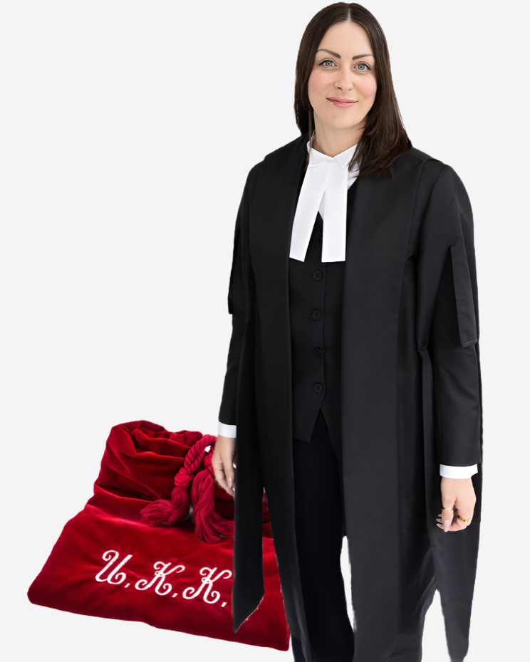 KC Robe Package Women | Silk Robe & Waistcoat | Legal Attire Canada
